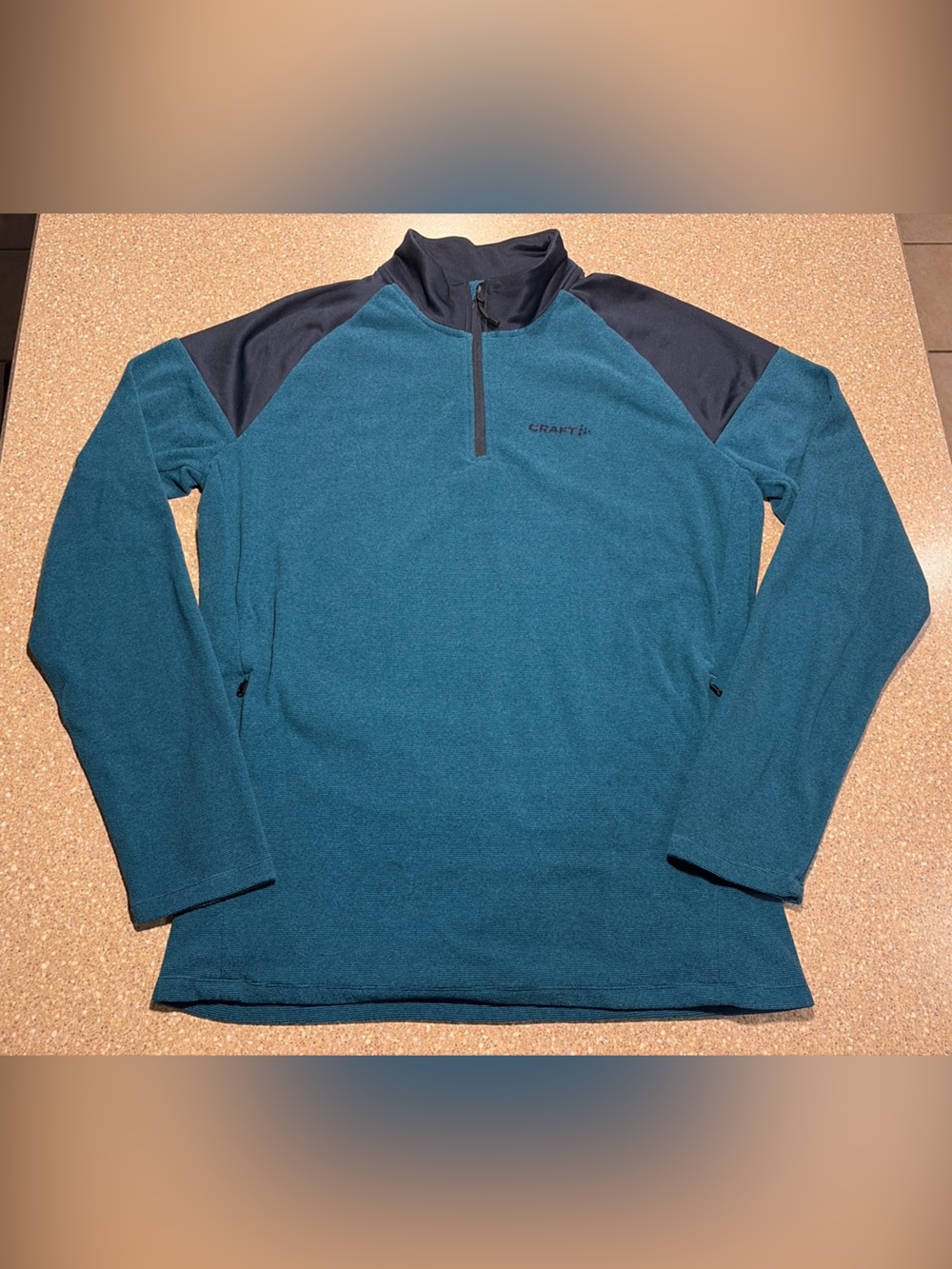 Craft Sportswear Performance CORE Edge Fleece Thermal Midlayer Blue Men’s Large